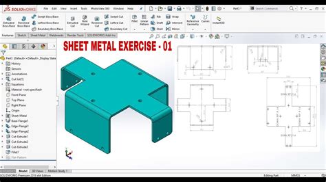 solidworks 2016 sheet metal|sheet metal drawings solidworks.